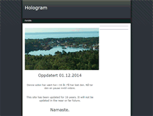 Tablet Screenshot of hologram.no